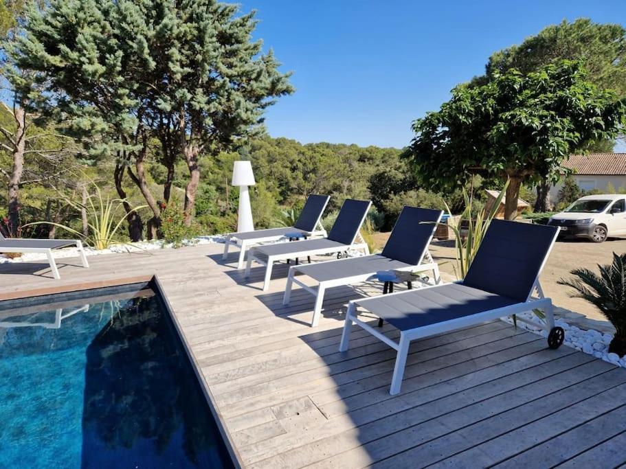 Magnifique Villa De Luxe Au Coeur De La Garrigue Nîmes Zewnętrze zdjęcie