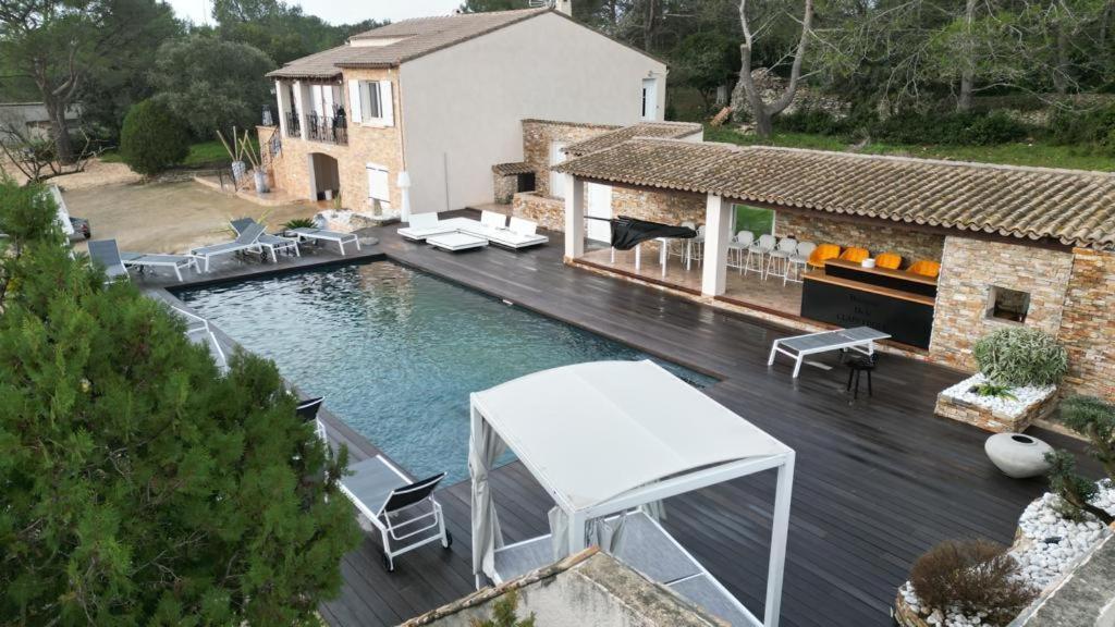 Magnifique Villa De Luxe Au Coeur De La Garrigue Nîmes Zewnętrze zdjęcie