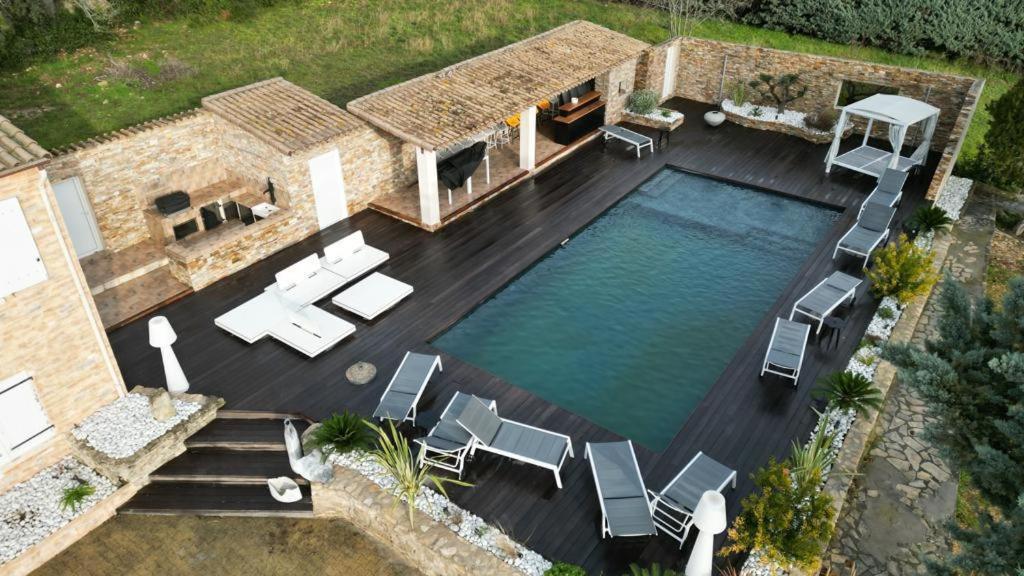 Magnifique Villa De Luxe Au Coeur De La Garrigue Nîmes Zewnętrze zdjęcie